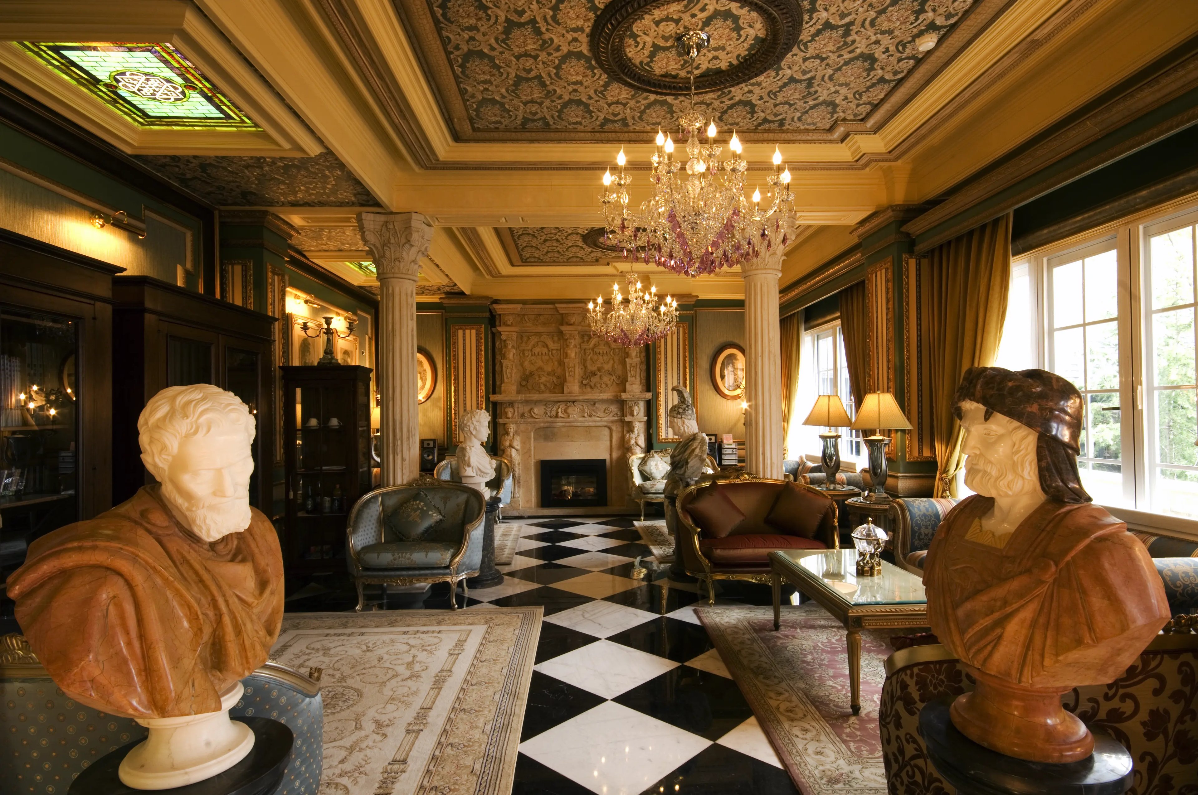 清境老英格蘭莊園接待大廳